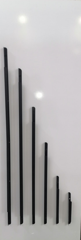 دستگیره کابینت متری مدل تاپ ساید سایز 100 مشکی
